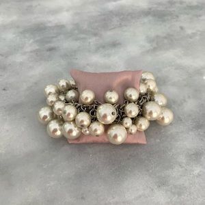 White House Black Market Statement Pearl Bracelet